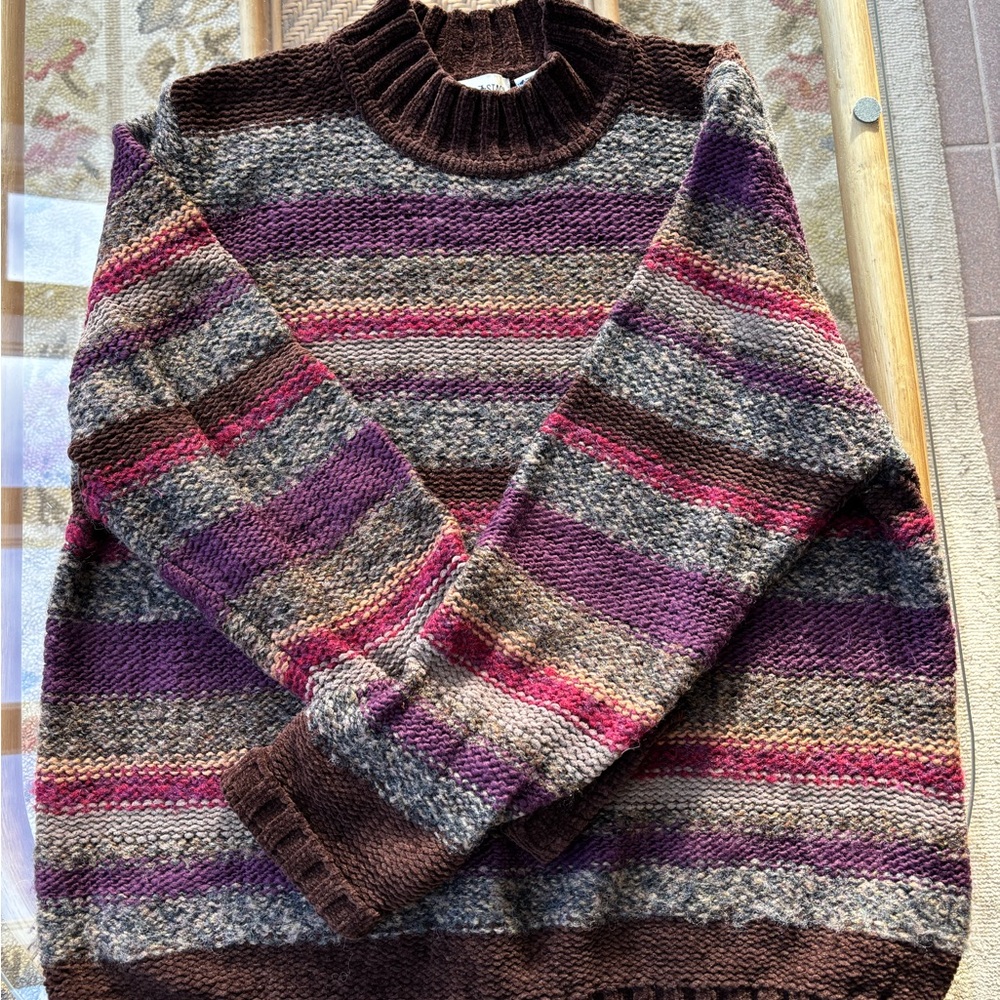 Striped Knit Sweater